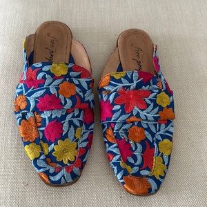 Free People Floral Slide